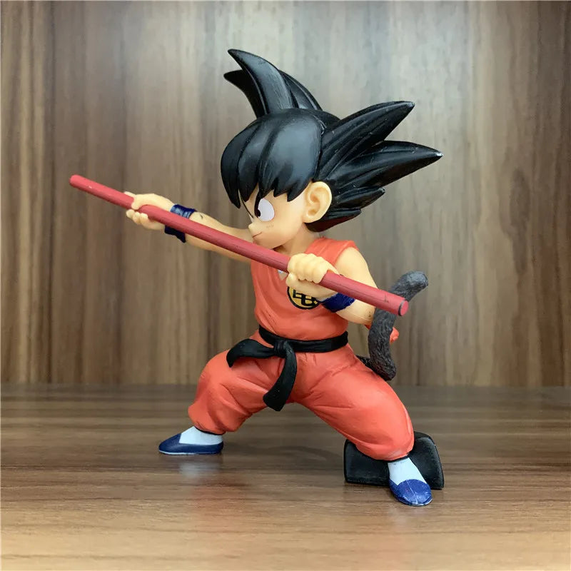 Naa Anime Dragon Ball Z Son Goku Kid Classic Scenes PVC Action Figure DBZ Goku Battle Piccolo Vegeta Master Roshi Model Toy 12cm