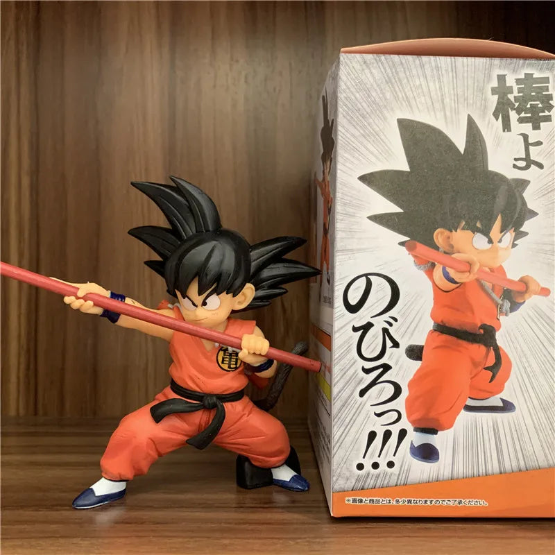 Naa Anime Dragon Ball Z Son Goku Kid Classic Scenes PVC Action Figure DBZ Goku Battle Piccolo Vegeta Master Roshi Model Toy 12cm