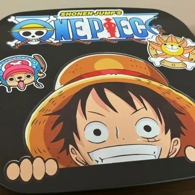 Luffy One Piece Trash Bin Foot Pedal Large Capacity Home